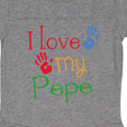 thumbnail image 3 of Inktastic Pepe Grandkids Handprints Boys or Girls Baby Bodysuit, 3 of 4