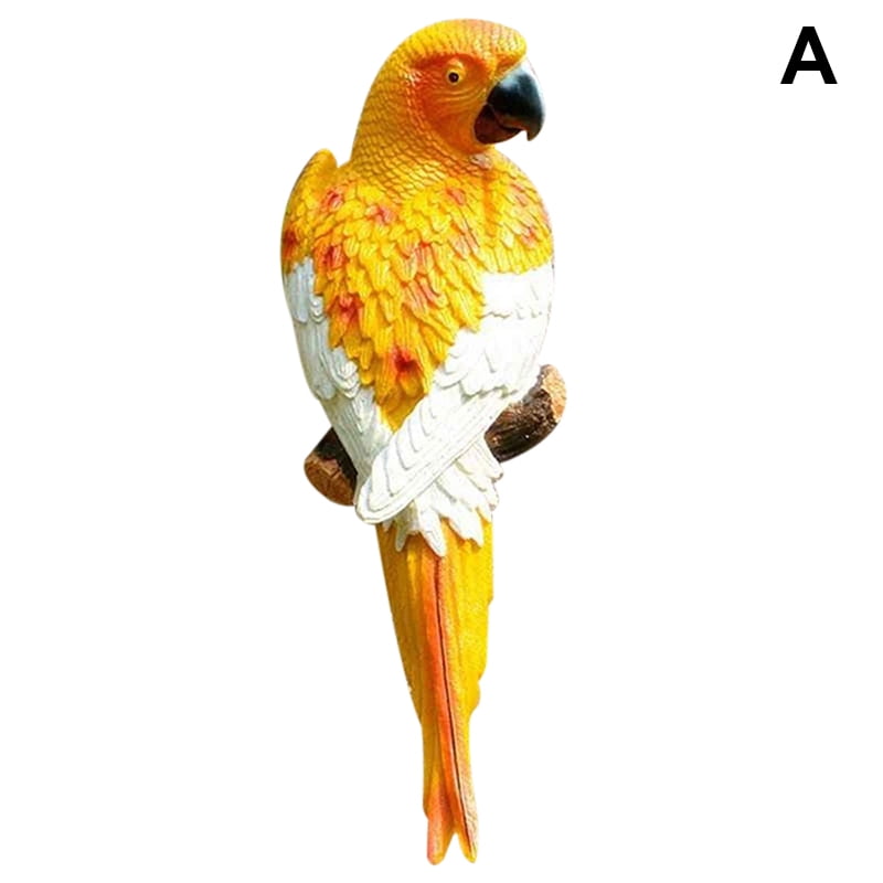 Stamens Parrot Statue Pendant,Hanging Parrot Statue Super Realistic