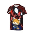 thumbnail image 4 of Boys Girls Aggretsuko Shirt Graphic T-Shirt Crewneck Short Sleeve 3d Colorful Tops Tees, 4 of 7
