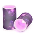 thumbnail image 2 of Beautiful Butterflies Outline Flameless Candles with Remote Timer LED Battery Operated Flickering Candle Light for Festival Wedding Home Party, 2 of 7