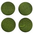 thumbnail image 3 of Decorative Olive Green Round Poly Dupion Fabric Covered 2 Holes Button Scrapbooking Craft - Pack of 12 Pieces, 3 of 3