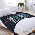 thumbnail image 3 of Durable Soft & Warm Flannel Blanket - Cozy Design with Colorful Stars & Leaves Perfect for Sofa Travel Bed & Chair, 3 of 7