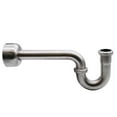 thumbnail image 6 of Westbrass Console Sink Supply Line Kit with P-Trap, Flanges and Cross Handles, Satin Nickel, 6 of 7