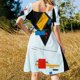 thumbnail image 3 of Kazimir Malevich - Suprematismo Vestido de manga corta vestidos para mujer 2025 vestido de fiesta de mujer de lujo, 3 of 6