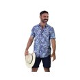 thumbnail image 1 of Camisa de manga corta Rams Cottons Bali Estampado de hojas, 1 of 4