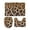 color-3, variant on Brown Leopard Print Bathroom Rugs Set 3 Piece with Non-Slip Bath Rugs Toilet Lid Cover U-Shaped Contour Toilet Mat Rustic
