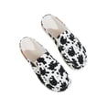thumbnail image 2 of Pantuflas de lona Sonducket 2 piezas antideslizante Zuecos Mulas Tela suave y cómoda Mujer 43.1, 2 of 6