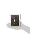 thumbnail image 2 of 3dRose, Black Faux Glitter - photo of glittery texture - glam matte sparkly bling - glamorous stylish girly, single toggle switch, 2 of 3