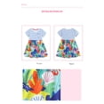 thumbnail image 7 of Emy Dola Toddler Little Girls Casual Dresses 1-Pack Cotton Graphic Cartoon Dress for 2-8 Years Kids Summer Dress, 7 of 7