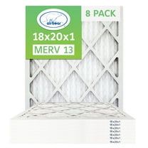 Air Bear 18x20x1 Pleated Air Filter 8-Pack MERV 13 (17.5 x 19.5 x .75)