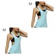 thumbnail image 4 of Jumpingount Caliente Sexy sin mangas espalda descubierta Fitness Tops mujeres deporte entrenamiento camisas chaleco secado rápido suelta camiseta Type7 NO7, 4 of 6