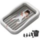 thumbnail image 1 of Cama de viaje inflable para niños pequeños QPAU con parachoques y bomba eléctrica, 1 of 7