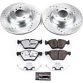 thumbnail image 3 of PowerStop Front Z26 Street Warrior Carbon-Fiber Ceramic Brake Pad and Drilled and Slotted Rotor Kit Fits: BMW Select Models K3077-26, 3 of 9