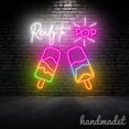 thumbnail image 4 of Handmadetneonsign Ready To Pop Neon Sign, Ice Cream Led Wall Art Decor, Ice Cream Store Wall Decor 51995, 4 of 5