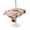 Pink, Green, Brown, variant on Outdoor Tablecloth with Umbrella Hole for Patio/Picnic/Party/Camping, Pink Tulips Waterproof Table Cloth Square Cover Washable, Vintage Floral Gray Wooden Spring Flowers (60"x 60")