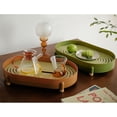 thumbnail image 5 of Plateau à Thé Plateau de Service pour Table à Thé Plateau à Thé Simple Double Couche Couleur Unie Trous de Drainage Design Détachable Plateau à Thé en Plastique, 5 of 5