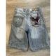 thumbnail image 5 of Pantalones cortos de mezclilla para hombre, ropa informal con estampado de calavera personalizada, estilo gótico, punk, hip-hop, moda coreana y2k, 2024, 5 of 5