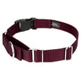 thumbnail image 6 of Country Brook Petz® Burgundy Durable Nylon Martingale with Deluxe Buckle - Made in the USA, Extra Small, 6 of 7