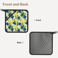 thumbnail image 2 of Sikiie Lilies Flowers Pot Holders Kitchen Insulation Mats Heat Resistant Pot-Holder Oven Anti-Scald Pads for Cooking Baking, 7.1*7.1inch, 2 of 8