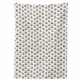 thumbnail image 2 of Desserts Tablecloth, Birthday Delight Sweets Bakery Goods Along Cherry Ice Cream Celebration, Rectangle Satin Table Cover Accent for Dining Room and Kitchen, 60" X 84", Multicolor, by Ambesonne, 2 of 2