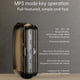 thumbnail image 4 of Auriculares inalámbricos Bluetooth TWS con linterna LED Auriculares con cancelación de ruido Auriculares para llamadas manos libres Compatible con entrada de tarjeta TF Reproductor de MP3 con estuche, 4 of 8