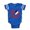 Royal Blue, variant on CafePress - Peace Love France - Cute Infant Baby Football Bodysuit