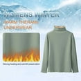 thumbnail image 4 of Tops ligeros con cuello falso y volantes, capa base suave con ribete de lechuga acanalado para mujer, 4 of 7