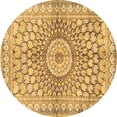 thumbnail image 1 of Ahgly Company Indoor Round Persian Brown Traditional Area Rugs, 3' Round, 1 of 4