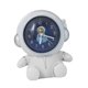 thumbnail image 1 of Reloj de mesa creativo Baoblaze Estatua de Escultura de escritorio silenciosa Reloj despertador blanco, 1 of 7