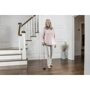 HurryCane Freedom Edition Folding Cane with T Handle, Pastel Pink