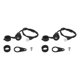 thumbnail image 1 of Riwesomey Zócalo del de la motocicleta ABS Puerto de carga USB resistente y duradero para la motocicleta No es fácil de envejecer negro negro 2piezas, 1 of 6