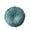 Lac Bleu, variante sur Coussin Rond en Velours Citrouille Plissé Rempli pour Bureau Canapé Coussins, Dia 35cm