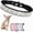 Black, variant on Rhinestone Dog Collar for Small Medium Dogs, Bling Diamond Fancy Crystal Glitter Pretty Jewel Pet Puppy Collar for XS Small Medium Breed Girl Dogs Female Cats Kitten