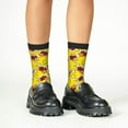 thumbnail image 5 of Uemuo Duck with Star Sunglasses Printed Kids Boys Socks Seamless Crew Socks Crazy Funny Athletic Sport Socks for Children, 5 of 6