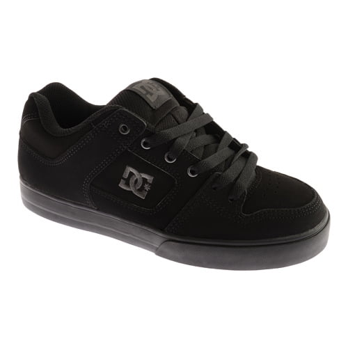 dc all black skate shoes