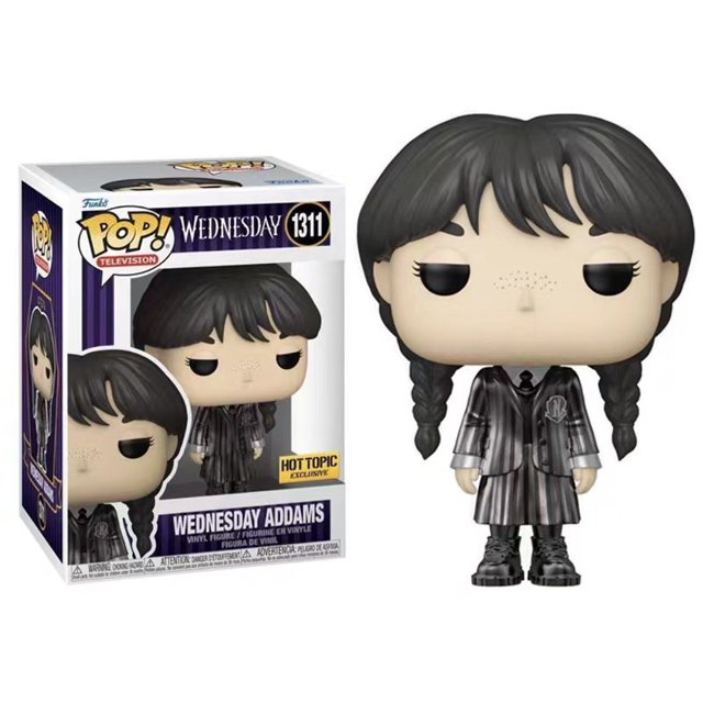 Funko Pop The Addams Familia Wandinha Miércoles Figura De Acción Juguetes Muñeca Gao Jiahui unisex
