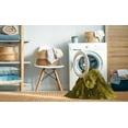 thumbnail image 2 of Ahgly Company Tapis d'Intérieur Lavable en Machine Carré Transitionnel Orange Or, 4 Pieds Carré, 2 of 7