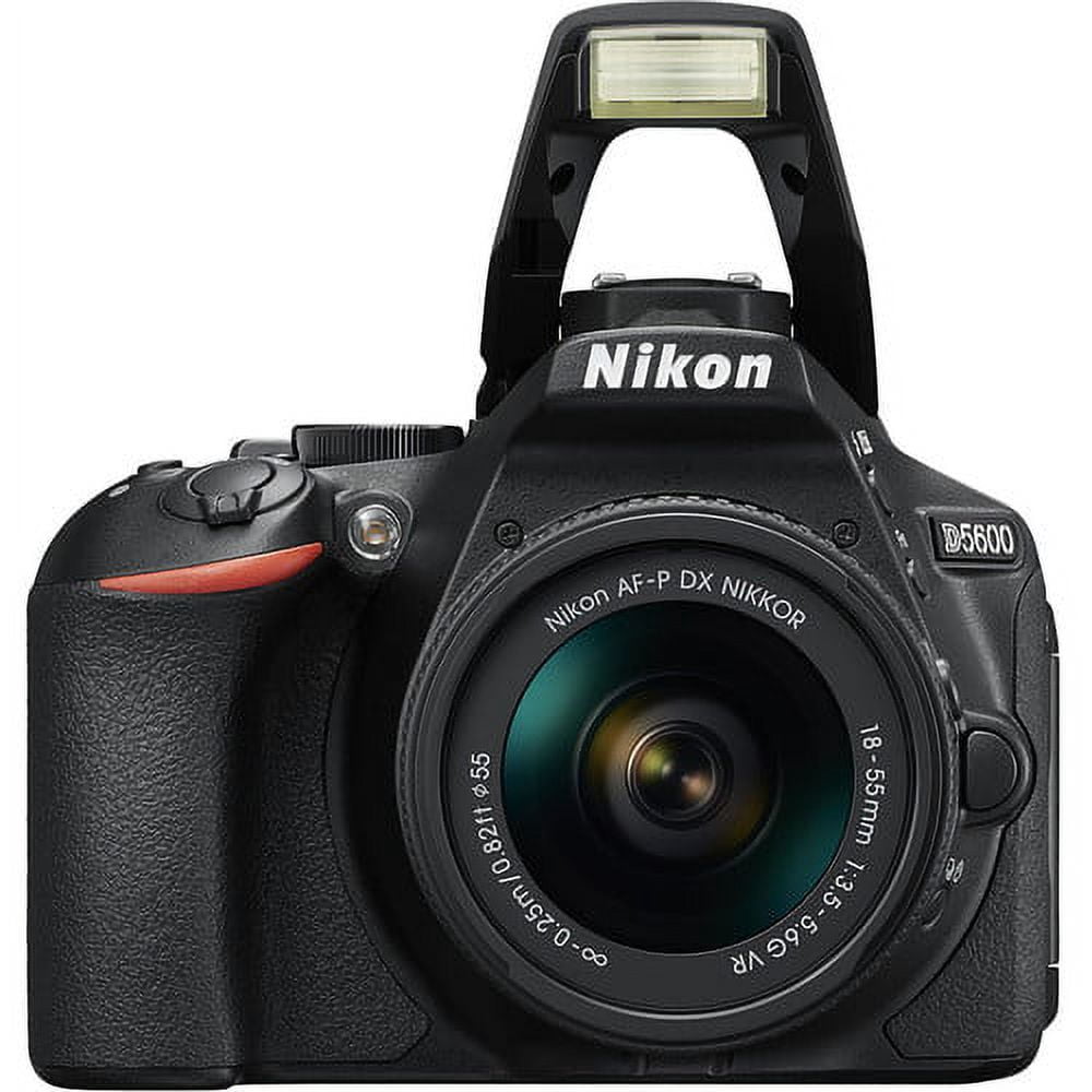 Nikon D5600 24.2 MP DSLR Camera with Nikon AF-P DX NIKKOR 18-55mm f/3.5-5.6G VR Lens and Nikon AF-P DX NIKKOR 70-300mm f/4.5-6.3G ED Lens + 32 GB Sandisk Memory Card +Advanced Bundle(International )