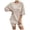 Beige, variant on ibiyuan 2 Piece Outfits For Women Women's Ribbed Knit Set Casual Short Sleeve Top and Matching Shorts Comfortable Two Piece Outfit with Pockets