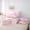 Pink J, variant on Erosebridal Pink Bow Tie Initial C Twin Bedding Sets 7-Piece For Children Teens,Cute Love Heart Print Bedding Comforter Set For Girls,Pink Reversible