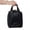 Black, variant on vnanda High-quality Cosmetic Bag Travel Makeup Bag Capacity Metal Zipper Portable Cosmetic Organizer for Women Accessories Cosmetic Bag with Metal Zipper