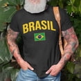 thumbnail image 3 of Brasil Flag Of Brazil Classic Brazil Men Women Tshirt Graphic Print Unisex, 3 of 6