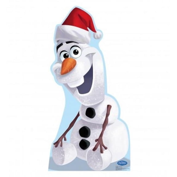 Olaf Santa Hat - Disneys Frozen Cardboard Standup