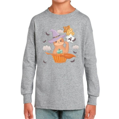 

Halloween Sloth W Broom Long Sleeve Toddler -Image by Shutterstock 2 Toddler