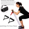thumbnail image 2 of Par de mangos de ejercicio resistentes con mosquetones, accesorios de agarre para poleas de máquinas de cables, equipos de gimnasio, resistencia, 2 of 5