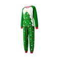 thumbnail image 3 of Family Matching Christmas Pyjamas Set Green Pattern Printed Clothes Set, Matching Sets Christmas PJs for Family Pajamas, 3 of 10