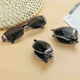 thumbnail image 5 of 3 Pairs Sunglasses Foldable with Blue Light Blocking lens Compact Folding Glasses for Women (Purple, +2.25 Magnification), 5 of 6