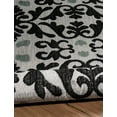 thumbnail image 5 of Linon Home Decor Elegance Area Rug Collection, Ivory and Black, 2' x 3', 5 of 6