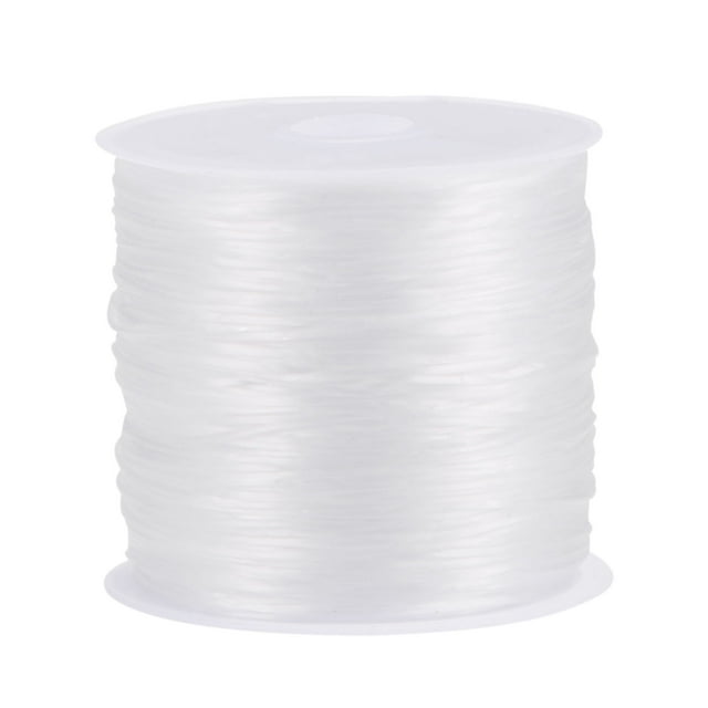 Unique Bargains Elastic Cord DIY Making Stretchy String Thread Rope Craft Wire, White