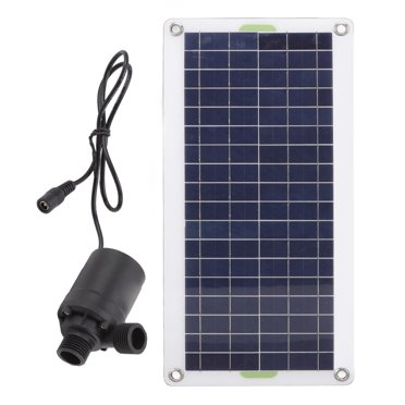 Solar Powered Air Pump Kit - With 2.5W Panel For Fish Pond, Tank, Pool (Includes Air Stones & Hose)